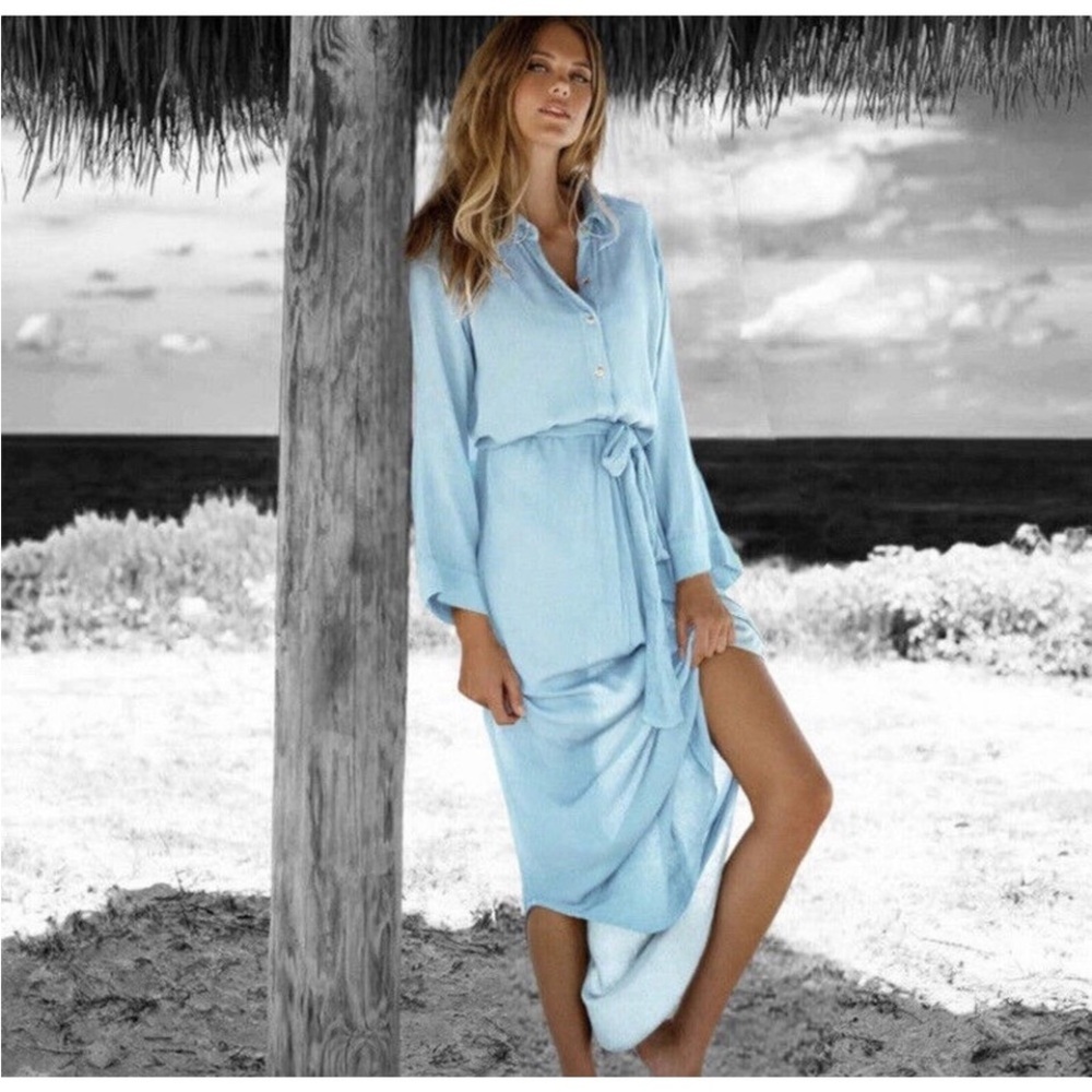 Melissa Odabash Aleda midi dress